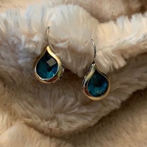 John Madeiros Beijos aquamarine drop earrings